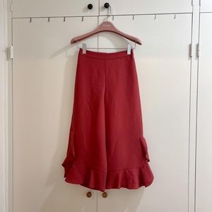 Topshop Ruffled Pants